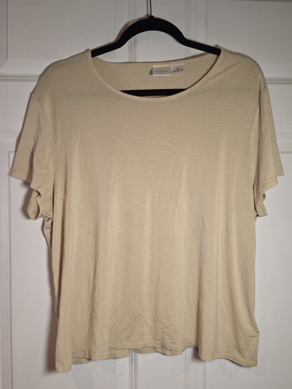 Sierra Women's Cream Short Sleeve Tee XL